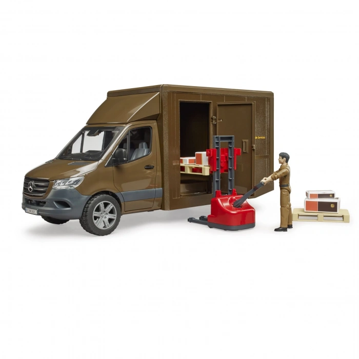 Bruder Mercedes Benz Ups Kargo Transpalet 02678