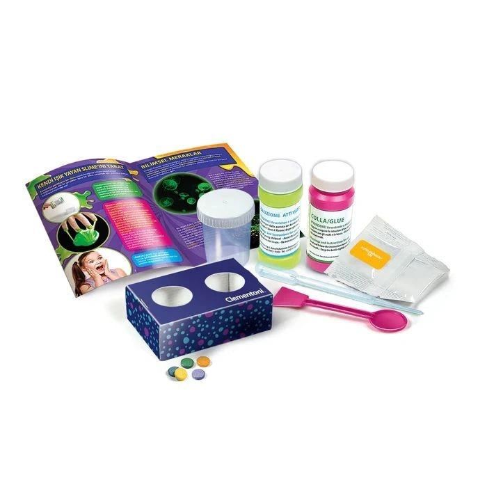 Clementoni Bilim Ve Oyun Fosforlu Slime 64739