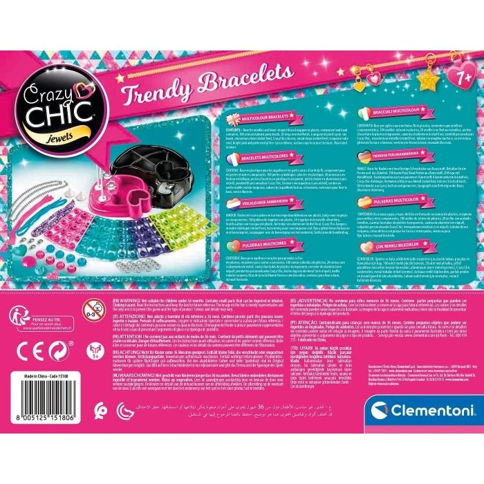Clementoni Crazy Chic Trend Bileklikler 15180