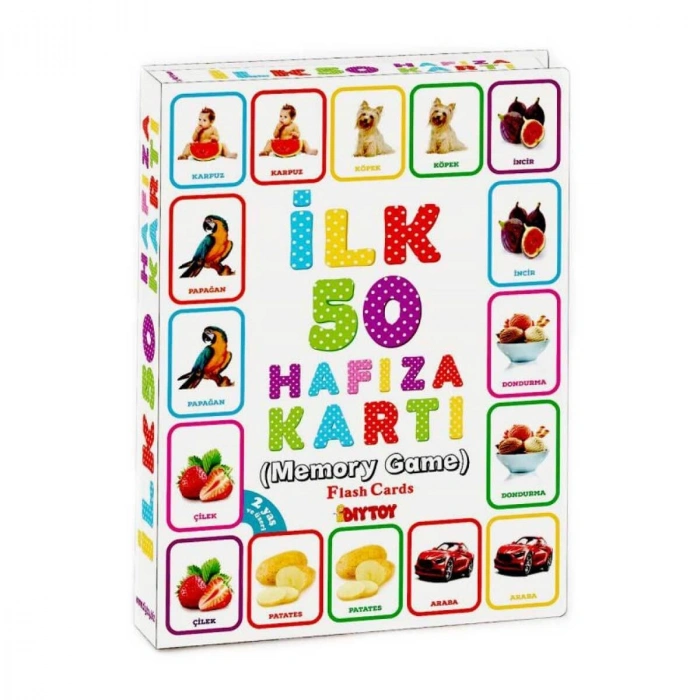 ILK 50 HAFIZA KARTLARI (MEMORY GAME) EGITICI KARTLAR