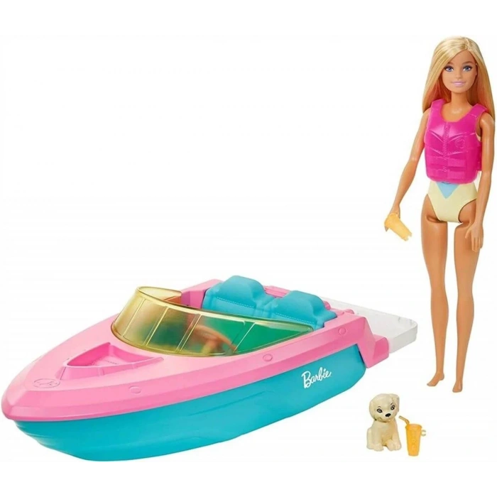 Mattel Barbie Bebek ve Teknesi Oyun Seti GRG30