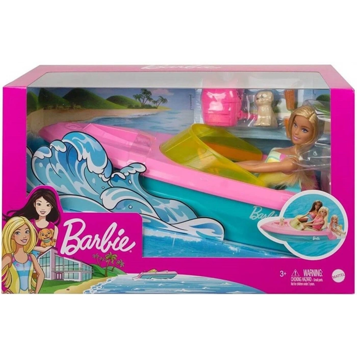 Mattel Barbie Bebek ve Teknesi Oyun Seti GRG30