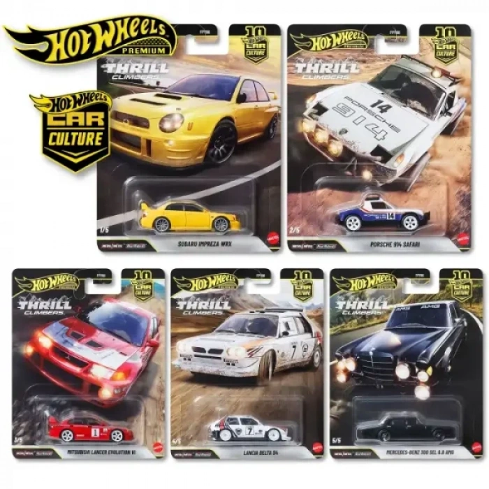 Mattel Hot Wheels Car Culture Premium Arabalar THRILL CLIMBERS FPY86