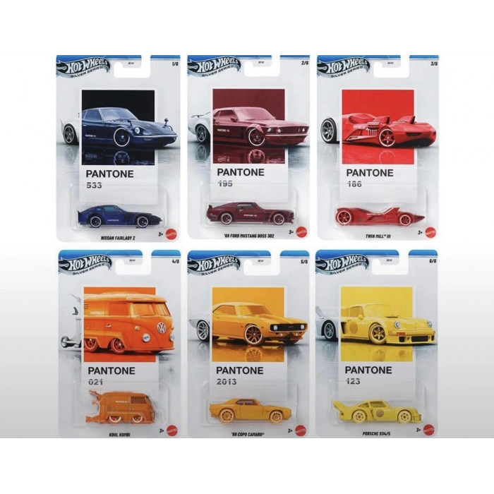 Mattel Hot Wheels Pantone Arabalar