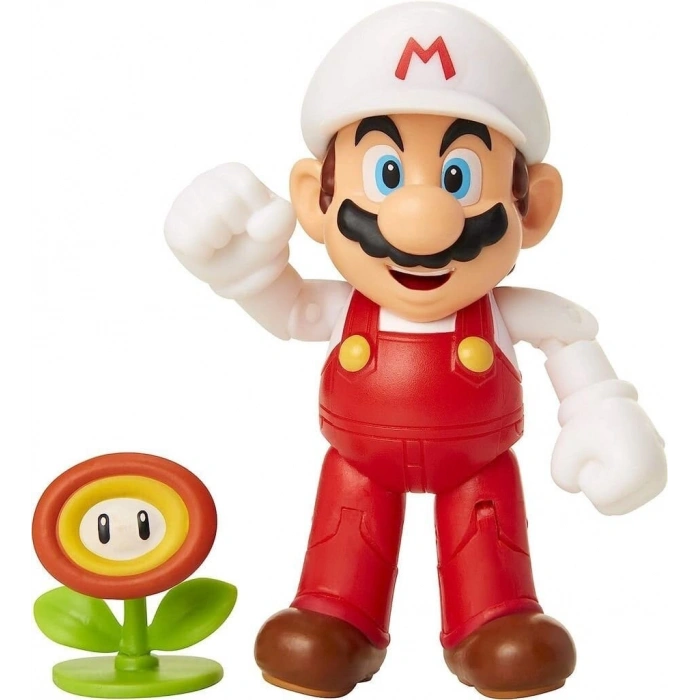 NİNTENDO SUPER MARİO FİGÜRÜ ATEŞ MARIO 10 CM