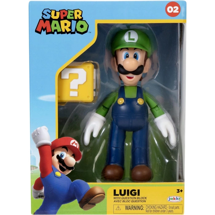 NİNTENDO SUPER MARİO FİGÜRÜ LUIGI 10 CM