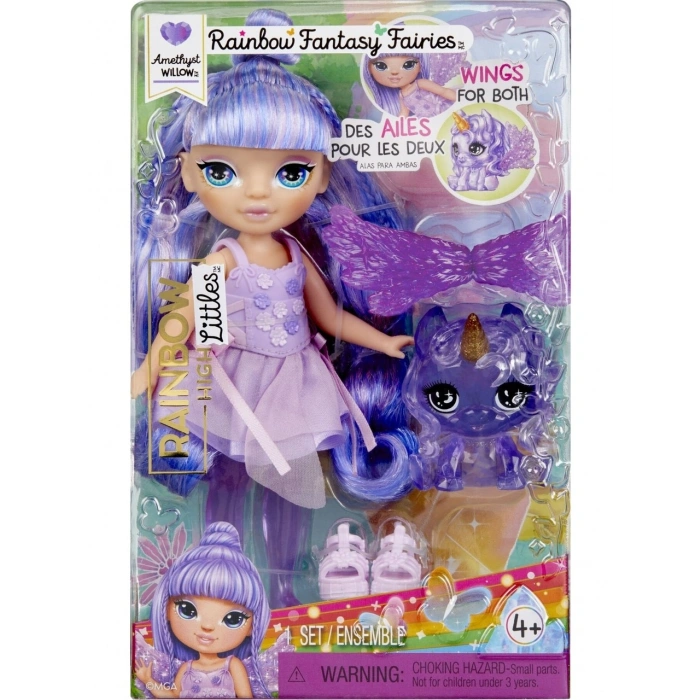 RAİNBOW HIGH GÖKKUŞAĞI PERİ BEBEK AMETİST
