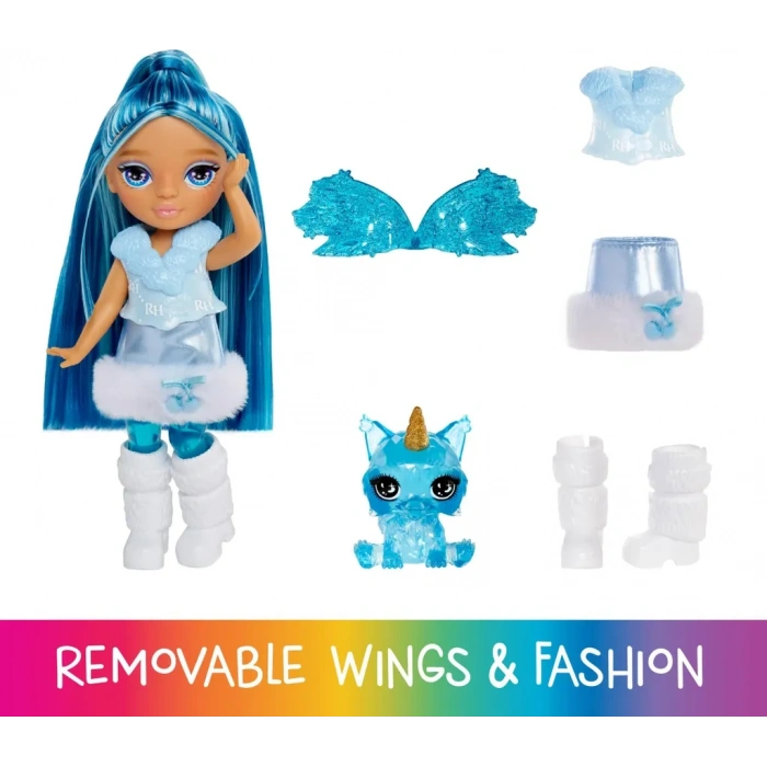 RAİNBOW HIGH GÖKKUŞAĞI PERİ BEBEK SAFİR