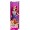 Barbie Bebek Forması ve pileli mor eteğiyle kızıl saçlı Barbie Fashionistas bebek