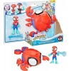 Marvel Spidey and His Amazing Friends Water Webs Spider-Crab Figür Seti
