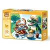 PIKNIK KEYFI 50 PARCA PUZZLE ART KIDS
