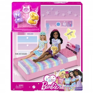 Mattel İlk Barbie Bebeğim Barbienin Yatağı Set HM