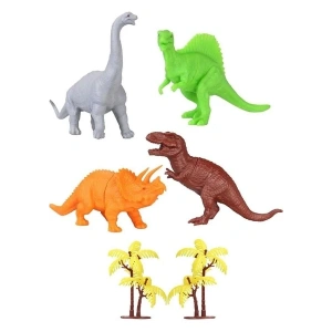 Seher Plastik Figür 12 Dinozor Ve 1 Ağaç KL713-14