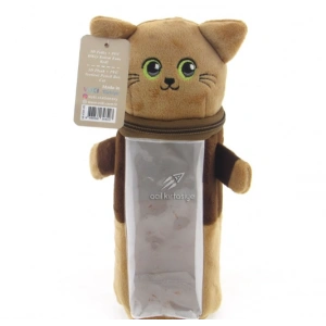 Vuki Şekilli Peluş Kalem Kutu Kedi 0126-05