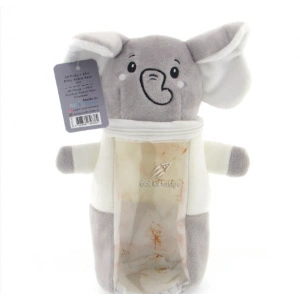 Vuki 3D Peluş Pvc Dikey Kalem Kutu Fil 0125-03