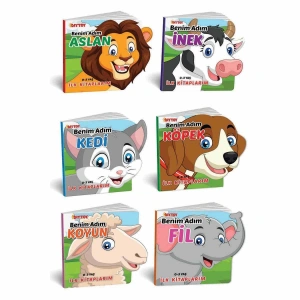 DIYTOY BEN KIM HAYVANLAR 6LI KİTAP SET