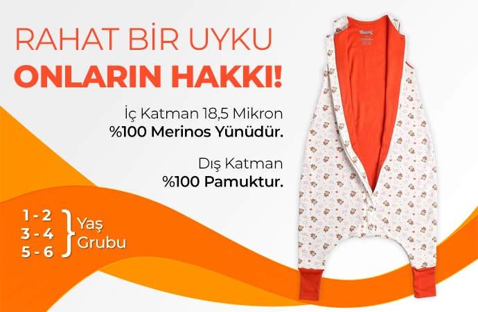 Çocuk Yün Uyku Tulumu