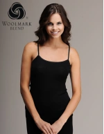 Kadın Siyah Ribana Biyeli Yün İp Askılı