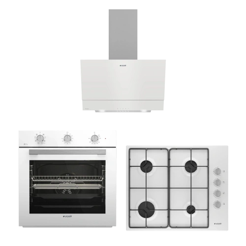 Arçelik Beyaz Cam Şık Ankastre Set