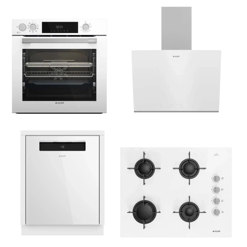 Arçelik Beyaz Dörtlü Ankastre Cam Set