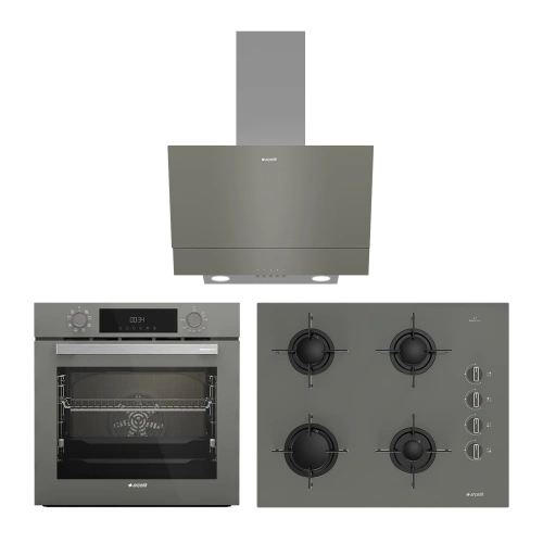 Arçelik Inox Çizgi Ankastre Set