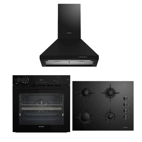 Arçelik Siyah Pro Ankastre Set