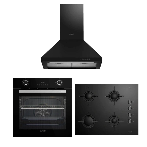 Arçelik Siyah Pro Ankastre Set