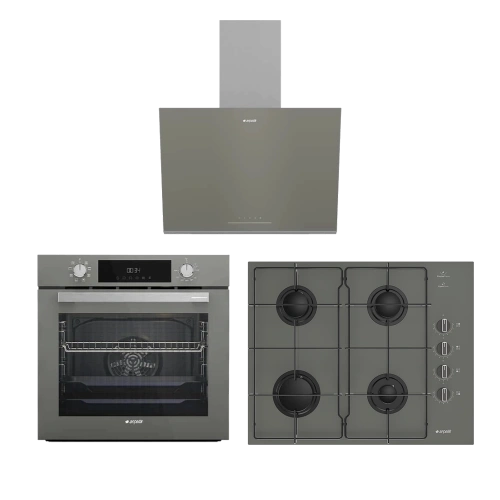 Arçelik Smart Gri Ankastre Set