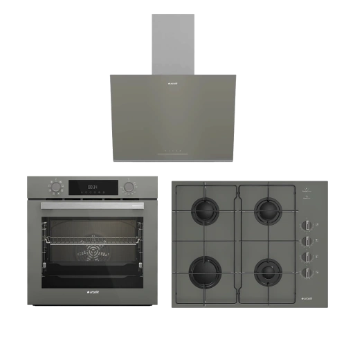 Arçelik Smart Gri Ankastre Set