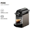 Nespresso C66T Pixie Titan + Aeroccino 3 Bundle Kahve Makinesi, Gri