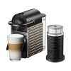Nespresso C66T Pixie Titan + Aeroccino 3 Bundle Kahve Makinesi, Gri