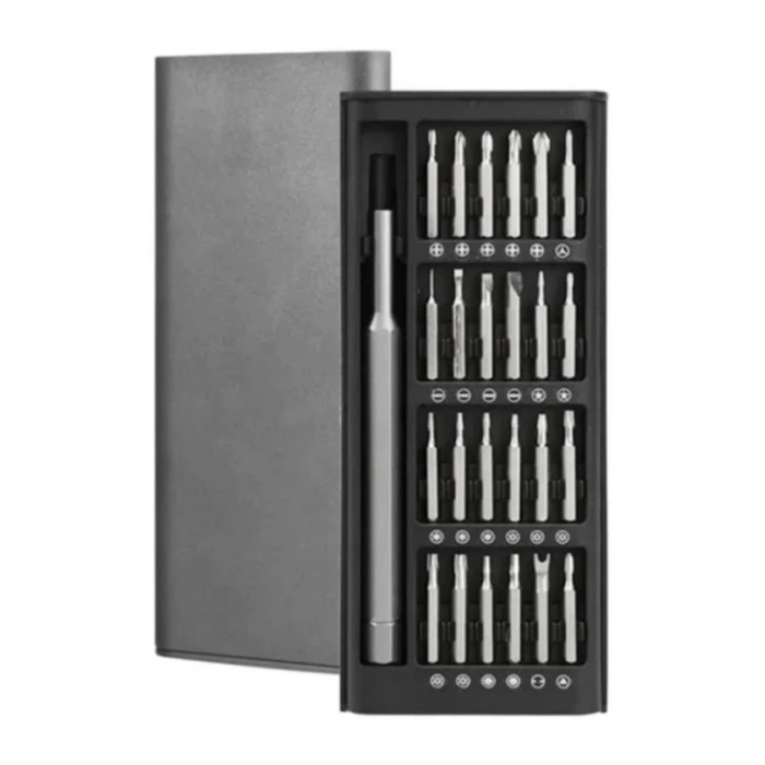 25 Parça 24 farklı uçlu Mıknatıslı 25 in 1  Tornavida Seti