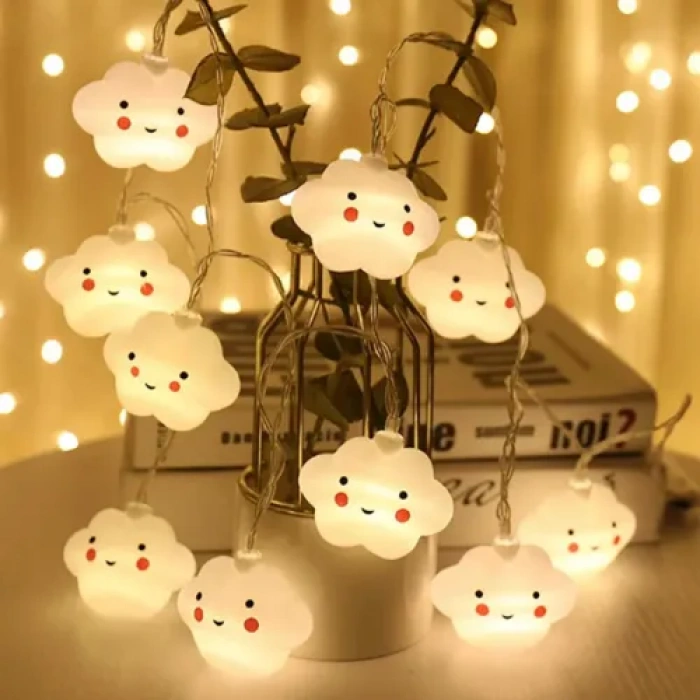 2m 10lu Gülen Bulut Led