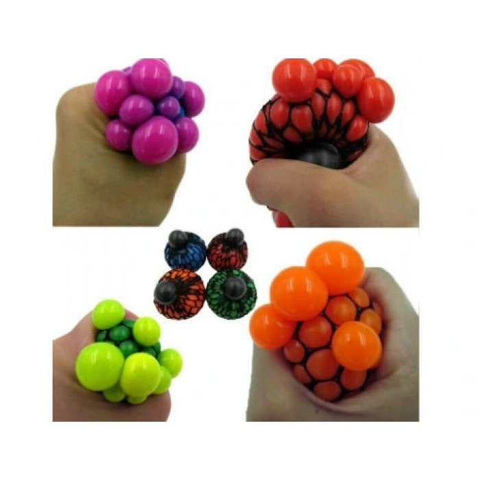 5 Adet Beyin Şekilli Stres Topu