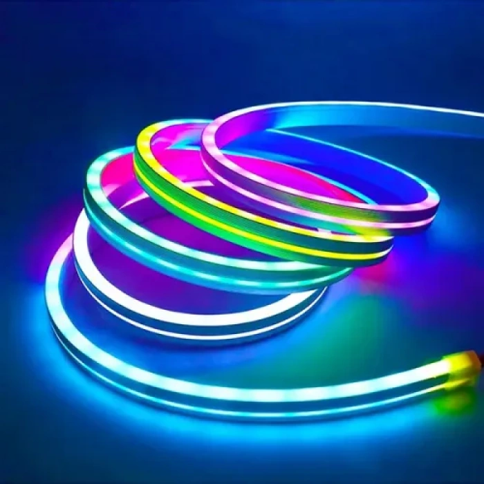 5m 16 Renk 4 Fonksiyonlu Esnek Şerit Neon LED