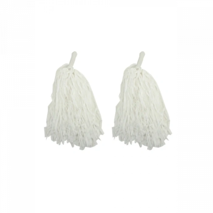 BEYAZ RENK GÖSTERİ PONPONU