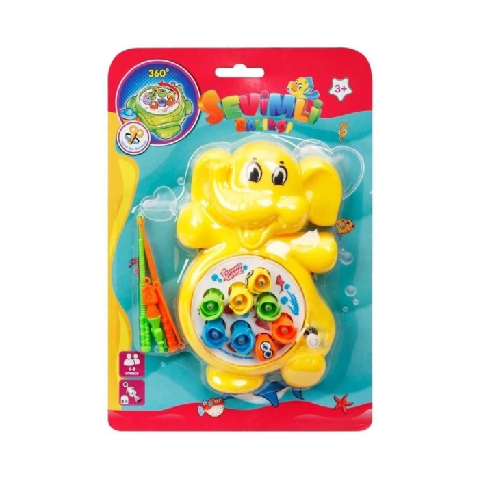 BFS  02371 Sevimli Balıkçı Kurmalı Balık Tutma Oyunu -Sunman