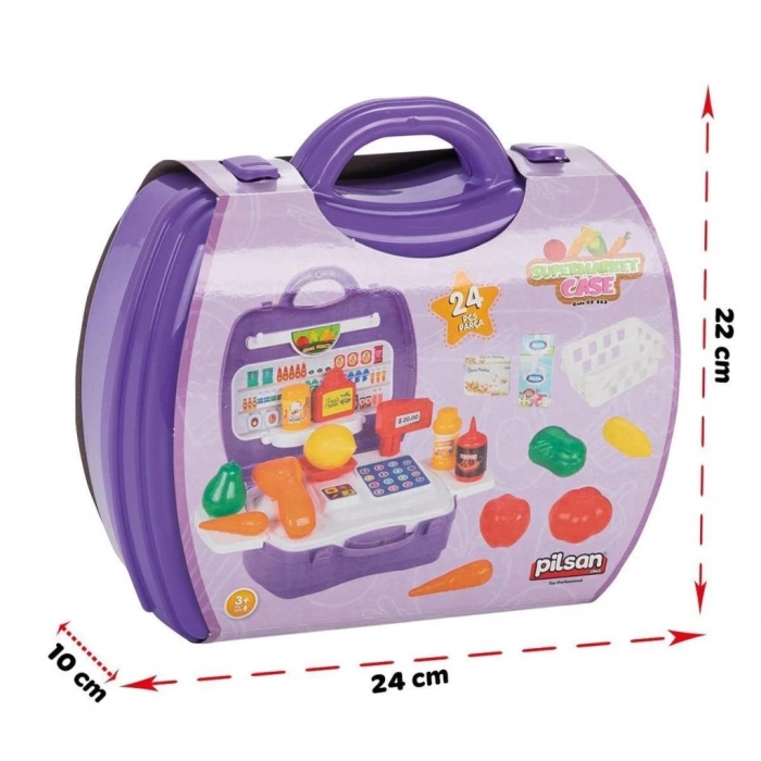 BFS   03 563 Çantalı Market Seti -Pilsan Oyuncak