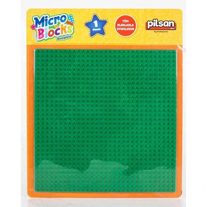 BFS   03 627 Pilsan Micro Blok Oyun Tablası Yeşil