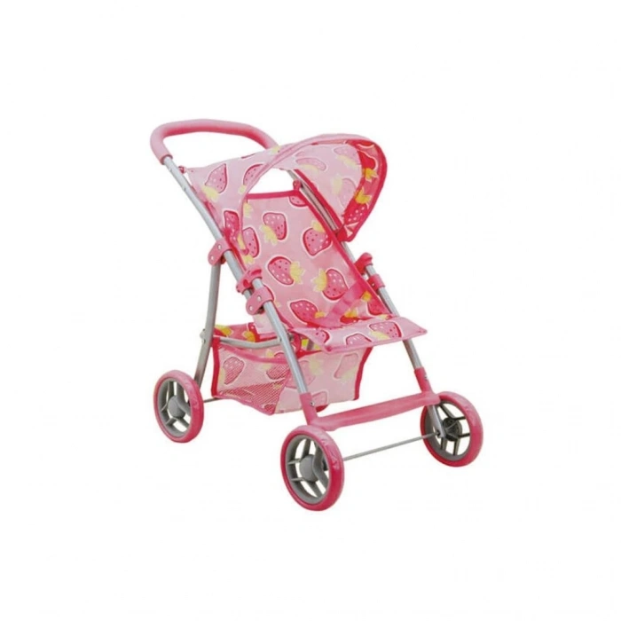 BFS  09324 Çilek Desenli 4 Tekerlekli Puset -Sunman