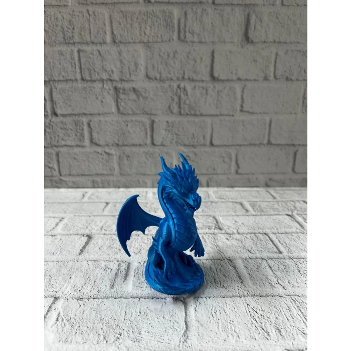 BFS 12 cm Mavi Ejderha Figürü Koleksiyonluk Dekoratif Biblo