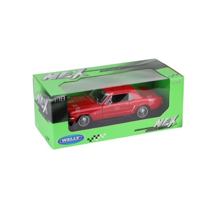 BFS  12519 WELLY 1 18 1964 1 2 FORD MUSTANG CO