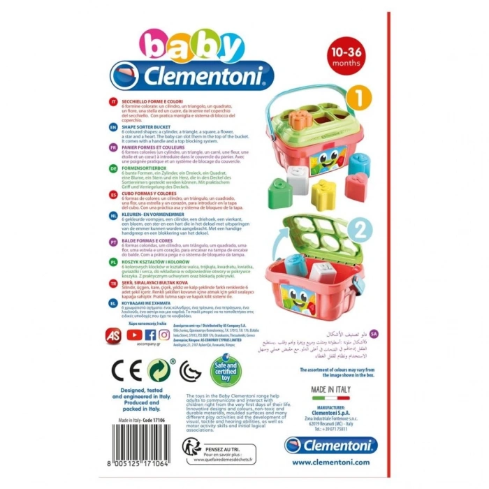 BFS  17106 Baby Clementoni - Bultak Kova 9-36 ay