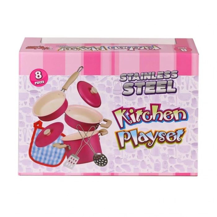 BFS   1818-6A Emaye Tencere 8 Parça -Vardem Oyuncak