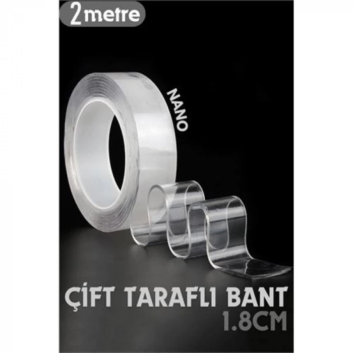 BFS  2 Metre Çift Taraflı Yapıştırıcı Bant Çivisiz Montaj