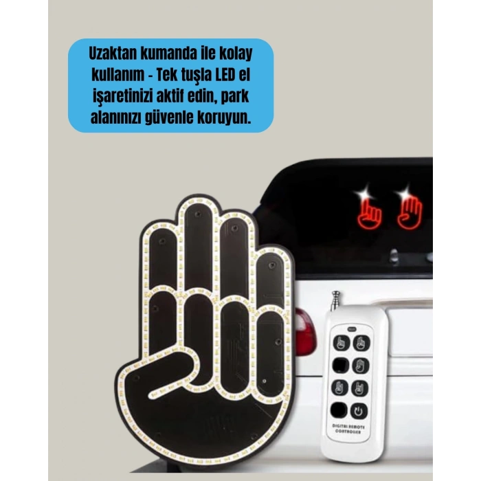 BFS 2025 Orijinal LED El Park Uyarı Sistemi Uzaktan Kumandalı