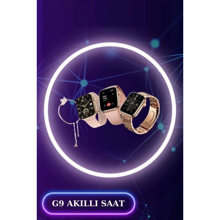 BFS 3 Kordonlu Dokunmatik Ekran Akıllı Saat ve 2.Nesil Kablosuz Bluetooth Kulaklık ANC/ENC