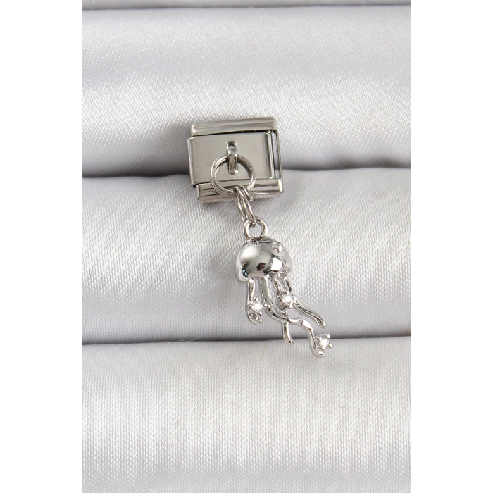 Mey İthalat® 316L Çelik Gümüş Renk Deniz Anası Nomination Charm