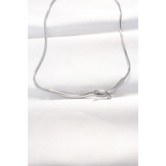 BFS 316L Çelik Silver Renk Kolye