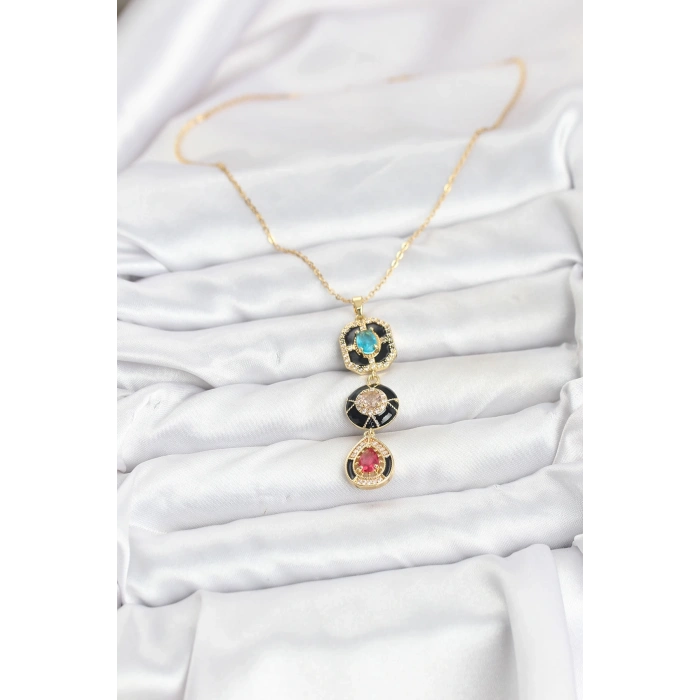 BFS 316L Çelik Vintage Model Kadın Kolye